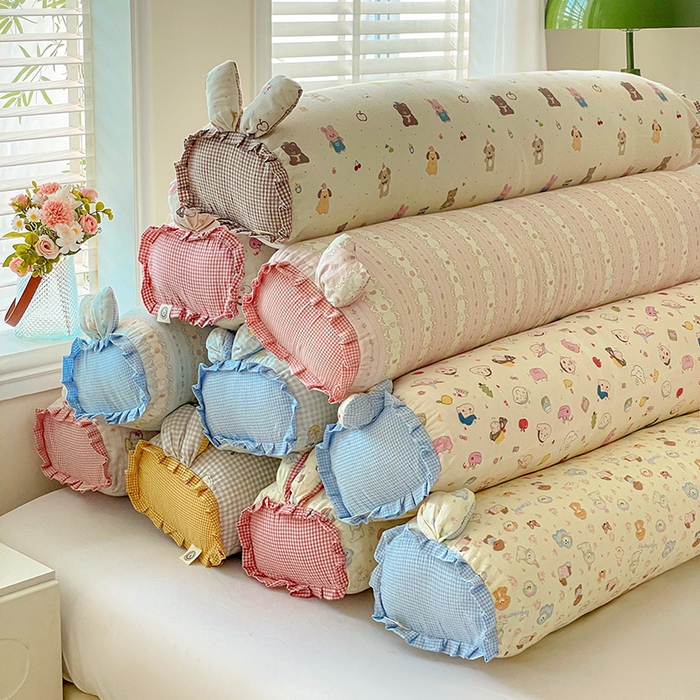 91家纺网 家纺一手货源 找家纺 （总）亦帆枕芯 2025新款好大一只全棉纯棉加大情侣双人枕头加大兔耳抱枕孕妇枕枕芯加枕套可拆洗