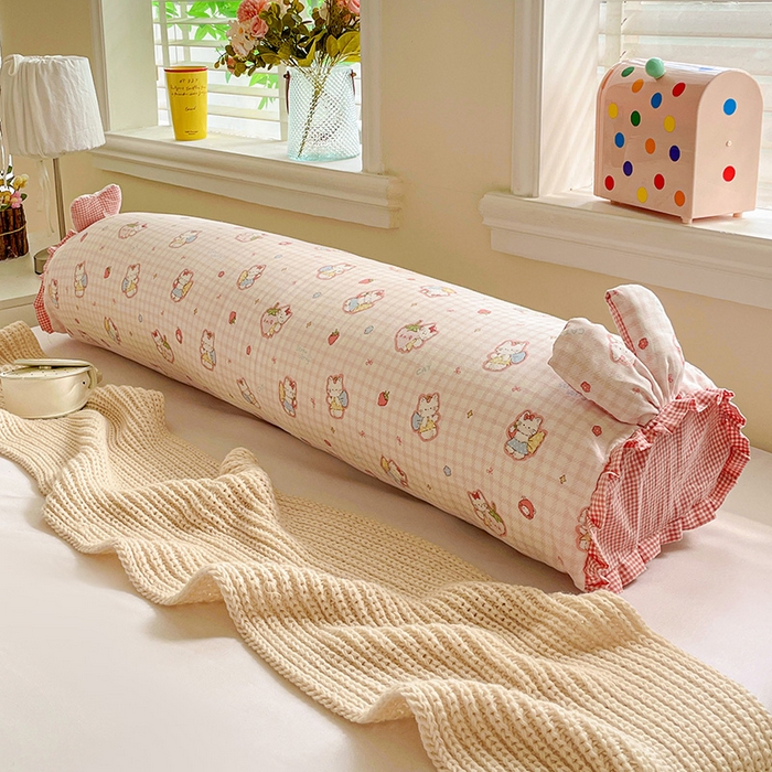 91家纺网 家纺一手货源 找家纺 （总）亦帆枕芯 2025新款好大一只全棉纯棉加大情侣双人枕头加大兔耳抱枕孕妇枕枕芯加枕套可拆洗