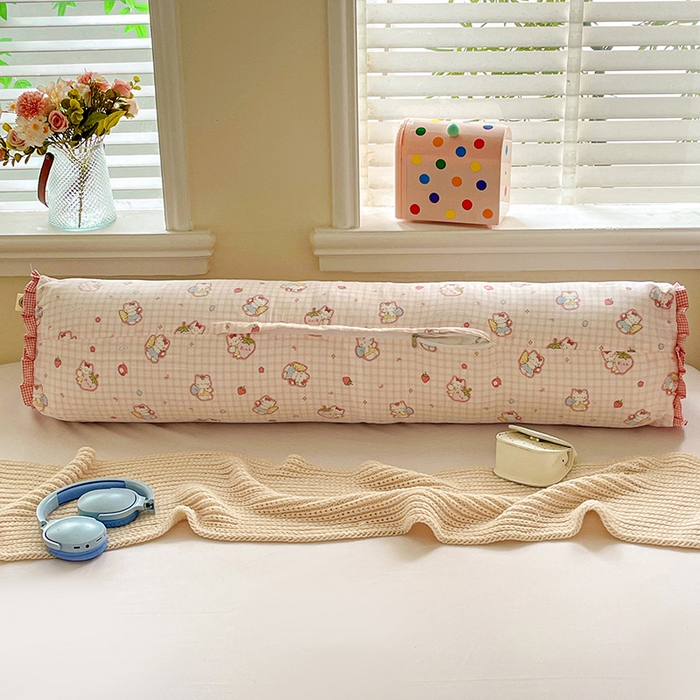 91家纺网 家纺一手货源 找家纺 （总）亦帆枕芯 2025新款好大一只全棉纯棉加大情侣双人枕头加大兔耳抱枕孕妇枕枕芯加枕套可拆洗