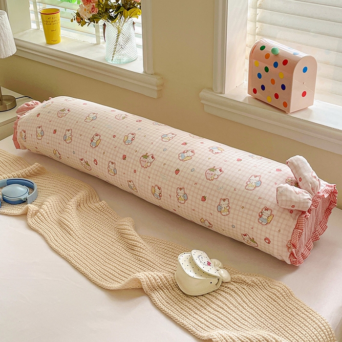 91家纺网 家纺一手货源 找家纺 （总）亦帆枕芯 2025新款好大一只全棉纯棉加大情侣双人枕头加大兔耳抱枕孕妇枕枕芯加枕套可拆洗