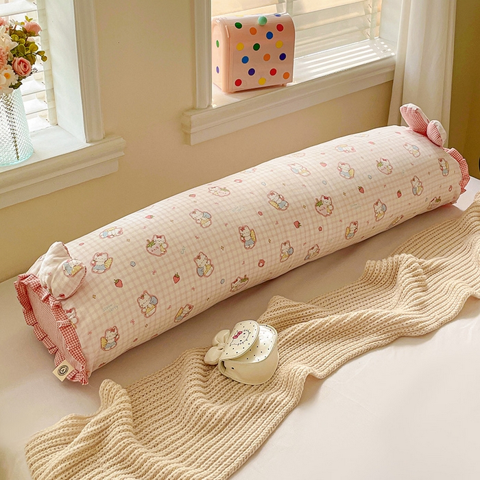 91家纺网 家纺一手货源 找家纺 （总）亦帆枕芯 2025新款好大一只全棉纯棉加大情侣双人枕头加大兔耳抱枕孕妇枕枕芯加枕套可拆洗