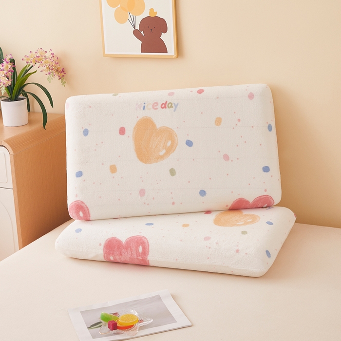 91家纺网 家纺一手货源 找家纺 （总）翎盈家纺 2025新款牛奶绒深睡枕专用枕套面包记忆枕枕头套