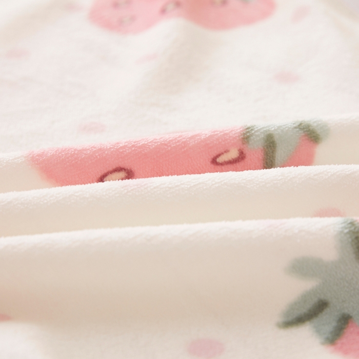 91家纺网 家纺一手货源 找家纺 翎盈家纺 2025新款牛奶绒深睡枕专用枕套面包记忆枕枕头套 奶油草莓