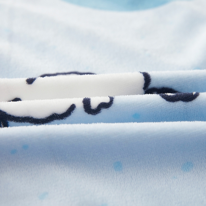 91家纺网 家纺一手货源 找家纺 翎盈家纺 2025新款牛奶绒深睡枕专用枕套面包记忆枕枕头套 帕恰狗蓝