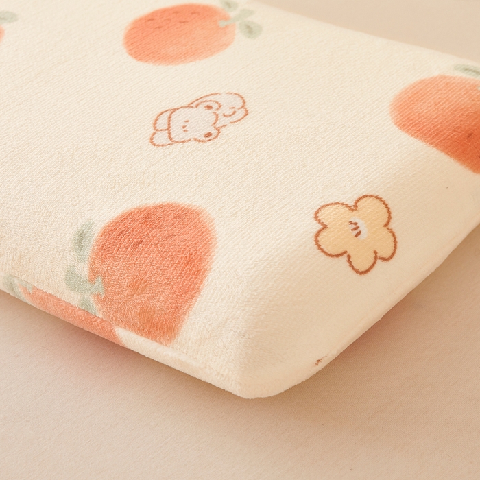 91家纺网 家纺一手货源 找家纺 翎盈家纺 2025新款牛奶绒深睡枕专用枕套面包记忆枕枕头套 心想事成