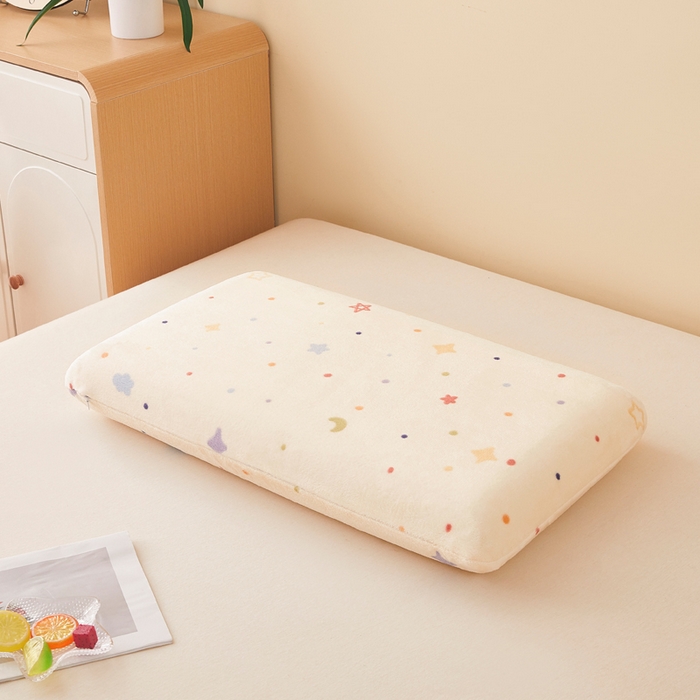 91家纺网 家纺一手货源 找家纺 翎盈家纺 2025新款牛奶绒深睡枕专用枕套面包记忆枕枕头套 童话星空