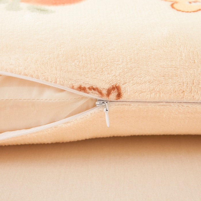 91家纺网 家纺一手货源 找家纺 翎盈家纺 2025新款牛奶绒深睡枕专用枕套面包记忆枕枕头套 心想事成