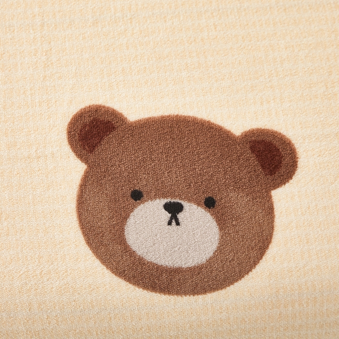 91家纺网 家纺一手货源 找家纺 翎盈家纺 2025新款牛奶绒深睡枕专用枕套面包记忆枕枕头套 开心小熊