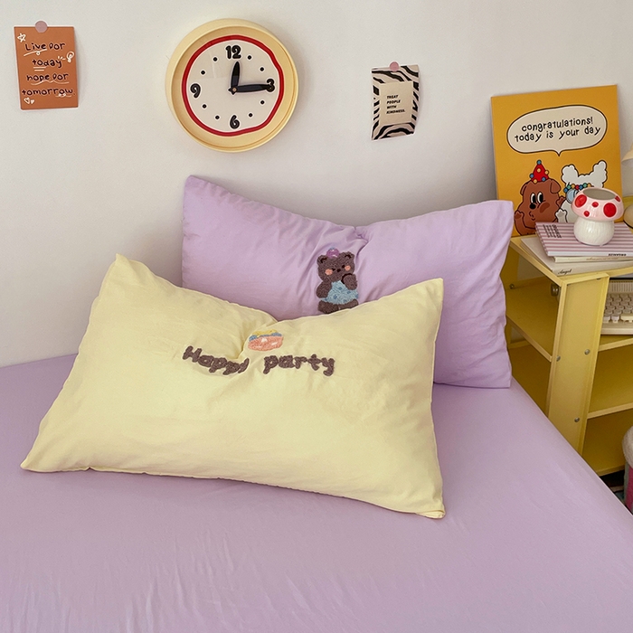 91家纺网 家纺一手货源 找家纺 彩韵家纺 2025新款水洗棉毛巾绣可爱猫咪系列 欢乐伙伴