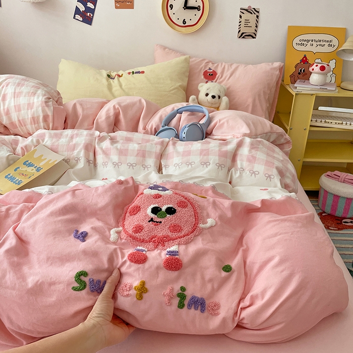 91家纺网 家纺一手货源 找家纺 彩韵家纺 2025新款水洗棉毛巾绣可爱猫咪系列 曲奇饼干