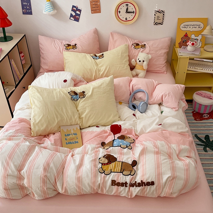 91家纺网 家纺一手货源 找家纺 （总）卡迪熊家纺 2025新款水洗棉毛巾绣可爱猫咪系列