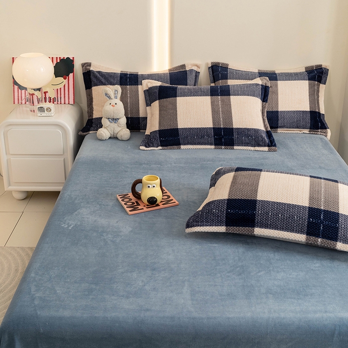 91家纺网 家纺一手货源 找家纺 倾慕家纺 2026新款立体菠萝格印花保暖单被套 罗马格