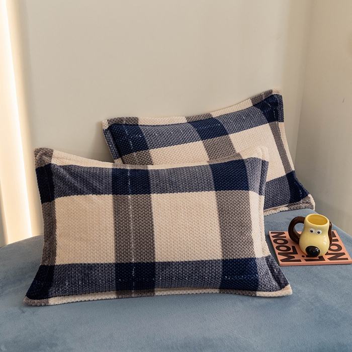 91家纺网 家纺一手货源 找家纺 倾慕家纺 2026新款立体菠萝格印花保暖单被套 罗马格