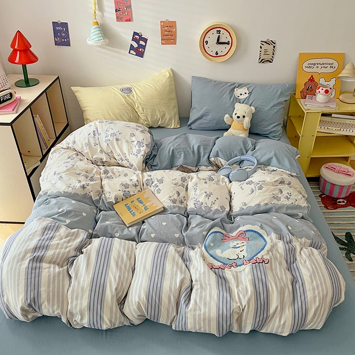 91家纺网 家纺一手货源 找家纺 卡迪熊家纺 2025新款水洗棉毛巾绣可爱猫咪系列 猫咪宝贝