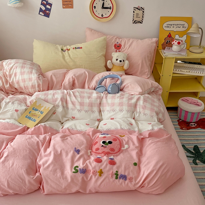 91家纺网 家纺一手货源 找家纺 卡迪熊家纺 2025新款水洗棉毛巾绣可爱猫咪系列 曲奇饼干