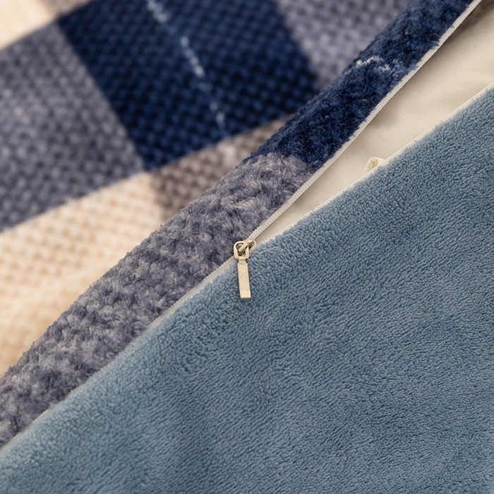 91家纺网 家纺一手货源 找家纺 倾慕家纺 2026新款立体菠萝格印花保暖四件套 罗马格