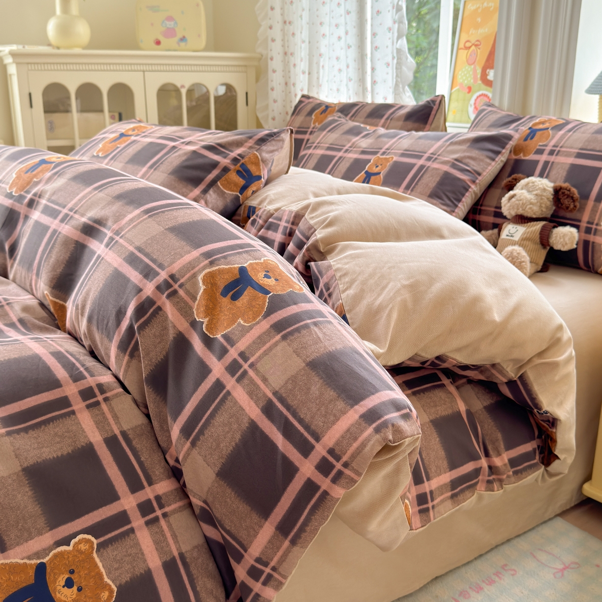 91家纺网 家纺一手货源 找家纺 （总）清雅福 2026春夏新品全棉13070萌趣系列单被套