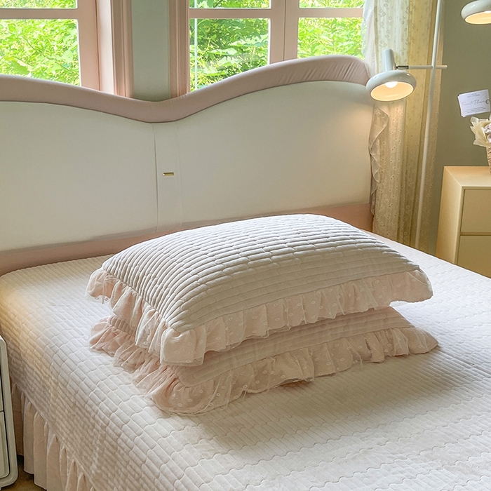 91家纺网 家纺一手货源 找家纺 （总）木兰花 2025新款纯色雕花全消光牛奶绒 床盖款四件套-铃兰意象系列