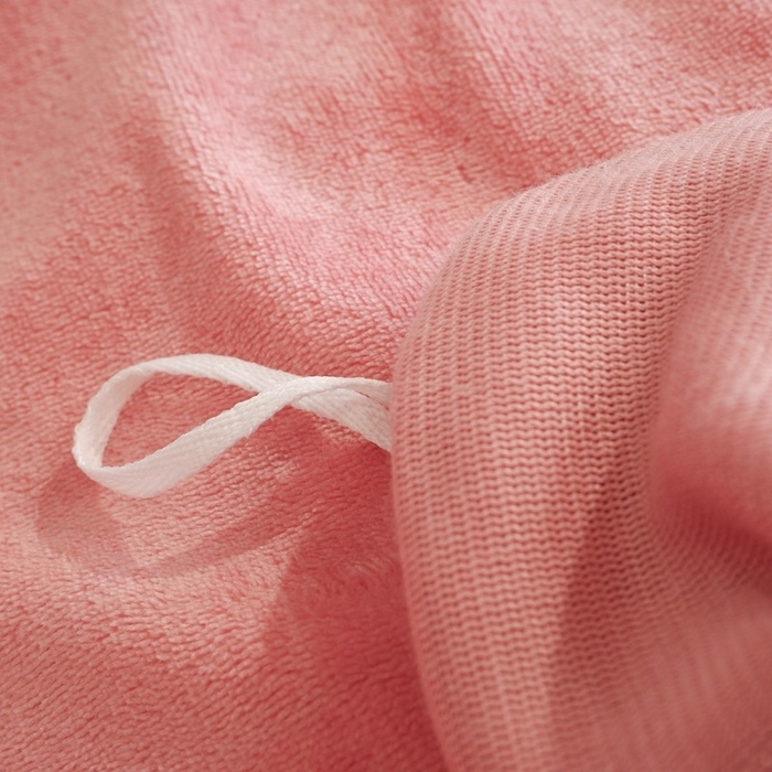 91家纺网 家纺一手货源 找家纺 啊雅家居 2026新款寒冬克星双面绒牛奶绒简约四件套 简粉