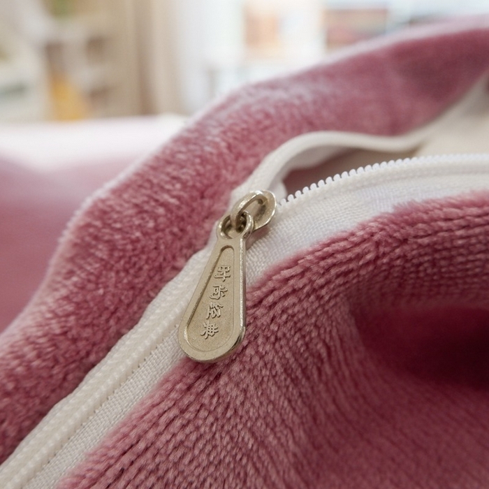 91家纺网 家纺一手货源 找家纺 啊雅家居 2026新款寒冬克星双面绒牛奶绒简约四件套 简豆沙