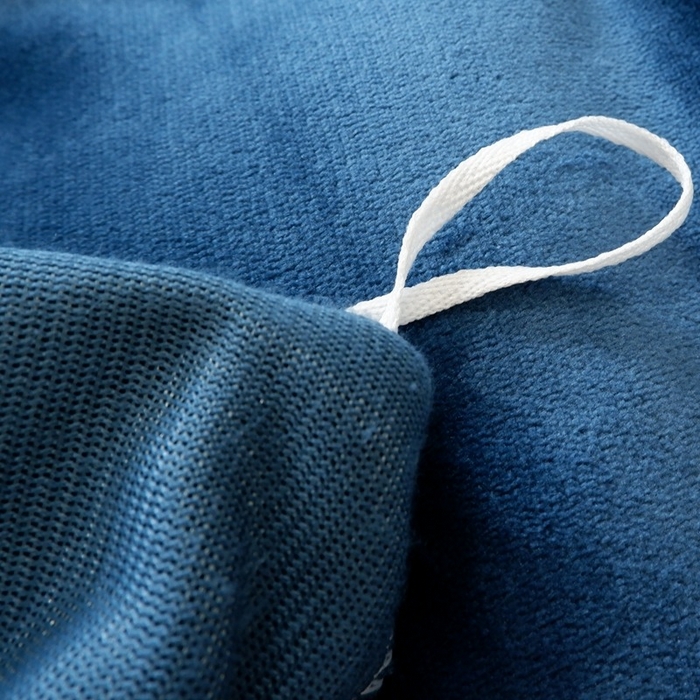 91家纺网 家纺一手货源 找家纺 啊雅家居 2026新款寒冬克星双面绒牛奶绒简约四件套 简藏青