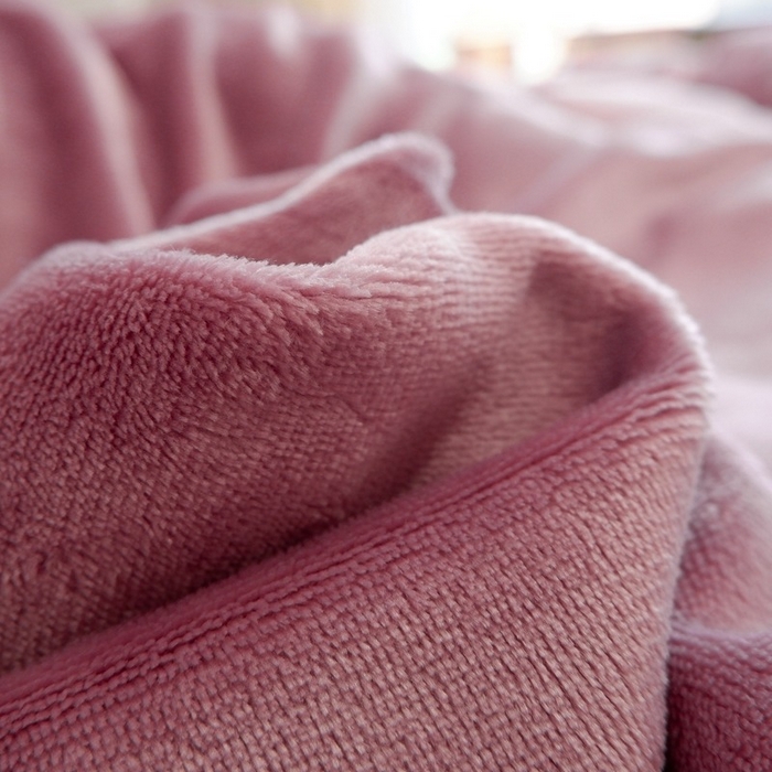 91家纺网 家纺一手货源 找家纺 啊雅家居 2026新款寒冬克星双面绒牛奶绒简约四件套 简豆沙