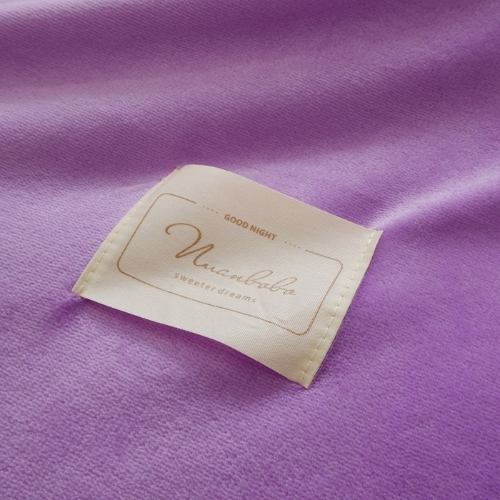 91家纺网 家纺一手货源 找家纺 啊雅家居 2026新款寒冬克星双面绒牛奶绒简约四件套 简紫