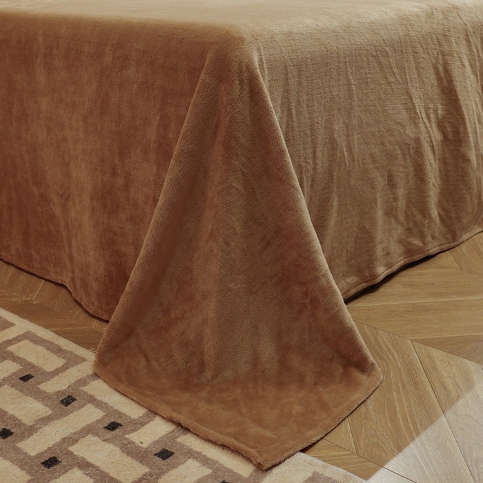 91家纺网 家纺一手货源 找家纺 啊雅家居 2026新款寒冬克星双面绒牛奶绒简约四件套 简咖