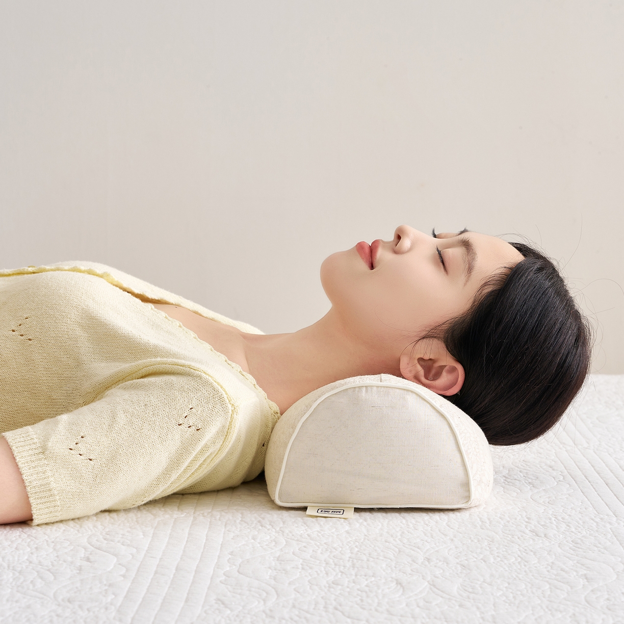 91家纺网 家纺一手货源 找家纺 （总）乐可 2025新款棉麻黑苦荞璞原立体枕荞麦枕头枕芯