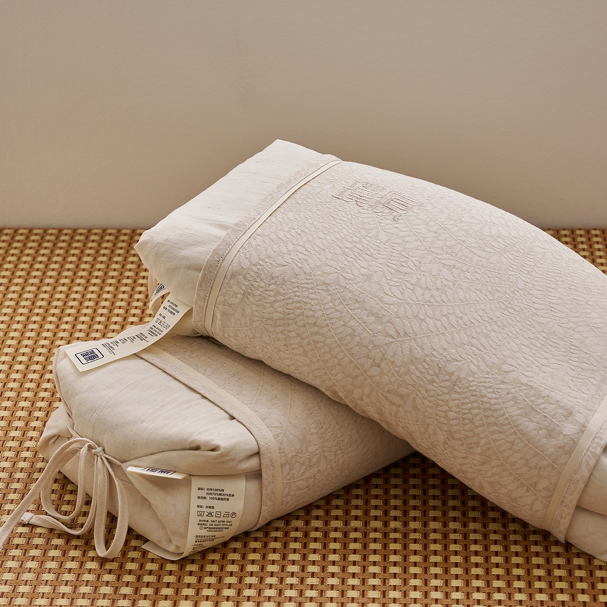 （总）乐可 2025新款棉麻黑苦荞璞原糖果枕荞麦枕头枕芯