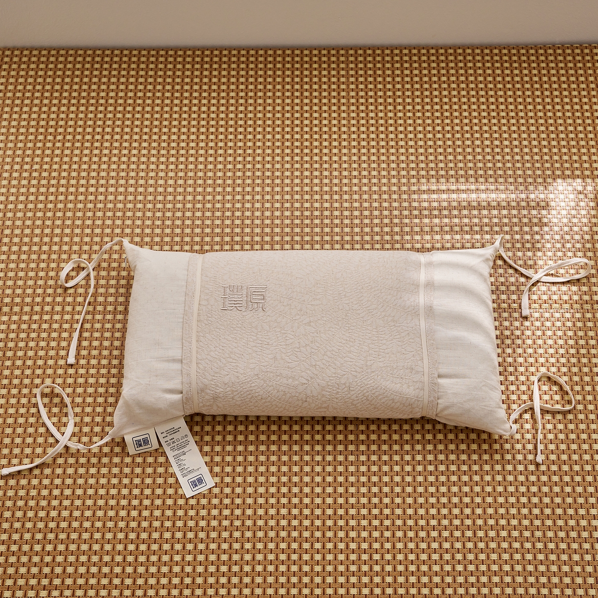 91家纺网 家纺一手货源 找家纺 （总）乐可 2025新款棉麻黑苦荞璞原糖果枕荞麦枕头枕芯