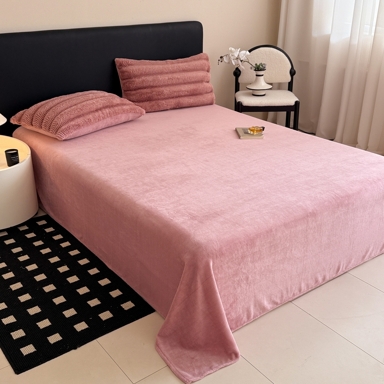 91家纺网 家纺一手货源 找家纺 （总）眠博士 2025新款阳离子兔兔绒四件套