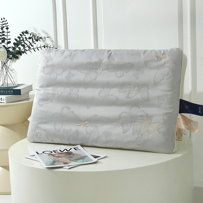 云熙枕业 2025新款爆款漫舞酒店云朵枕枕头枕芯 灰色