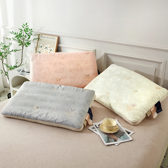 91家纺网 家纺一手货源 找家纺 云熙枕业 2025新款爆款漫舞酒店云朵枕枕头枕芯 灰色