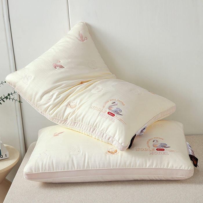 91家纺网 家纺一手货源 找家纺 （总）云熙枕业 2025新款爱上天鹅枕枕头枕芯