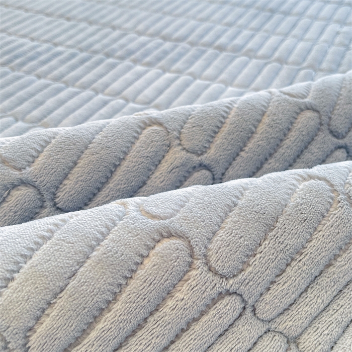 91家纺网 家纺一手货源 找家纺 喜居 2025新款宝宝牛奶绒刺绣床垫腊肠狗系列 腊肠狗-蓝