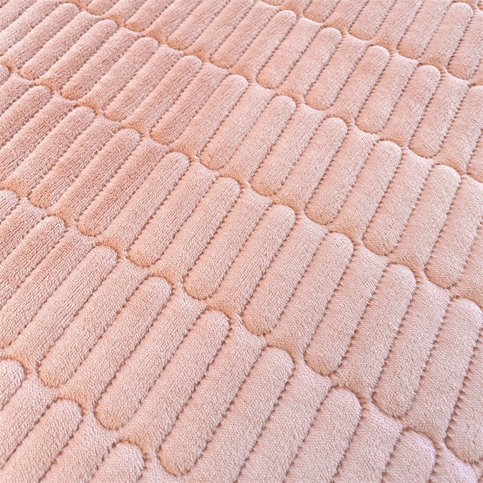 91家纺网 家纺一手货源 找家纺 喜居 2025新款宝宝牛奶绒刺绣床垫腊肠狗系列 腊肠狗-粉