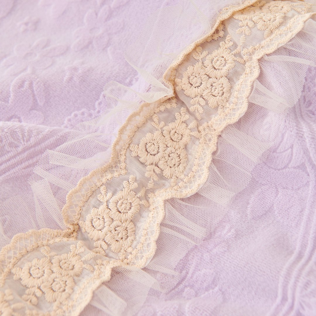 91家纺网 家纺一手货源 找家纺 七里香 2025新款雕花绒牛奶绒工艺款四件套-偏爱系列 偏爱-紫色