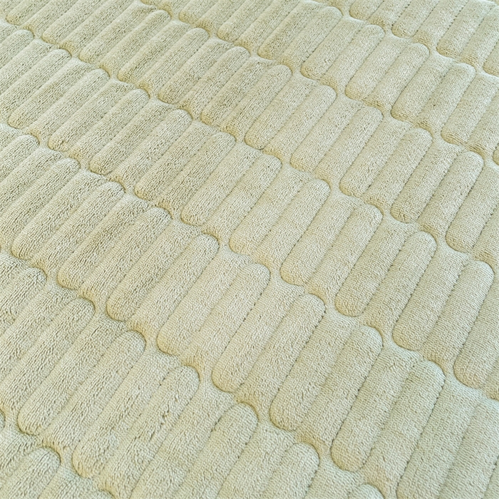 91家纺网 家纺一手货源 找家纺 喜居 2025新款宝宝牛奶绒刺绣床垫班尼狗系列 班尼狗-绿