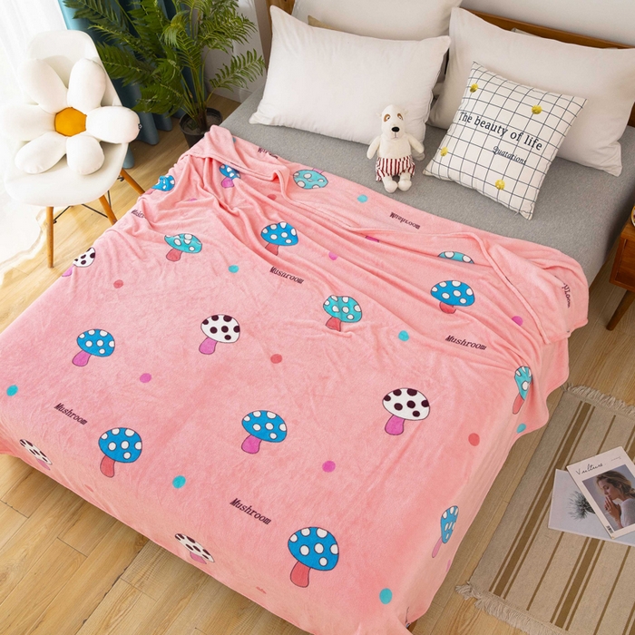 91家纺网 家纺一手货源 找家纺 （总）侨鑫 2022新款法兰绒云貂绒多功能毛毯