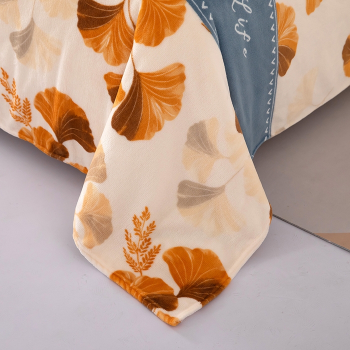 91家纺网 家纺一手货源 找家纺 （总）侨鑫 2022新款法兰绒云貂绒多功能毛毯