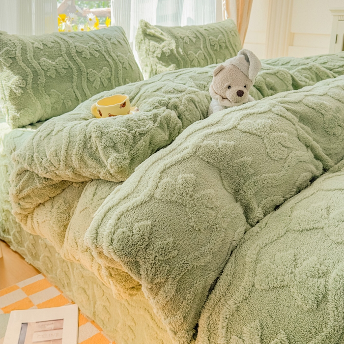 91家纺网 家纺一手货源 找家纺 （总）老K (原美阁） 2025新款塔芙绒四件套单被套系列