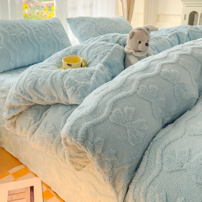 91家纺网 家纺一手货源 找家纺 （总）老K (原美阁） 2025新款塔芙绒四件套单被套系列