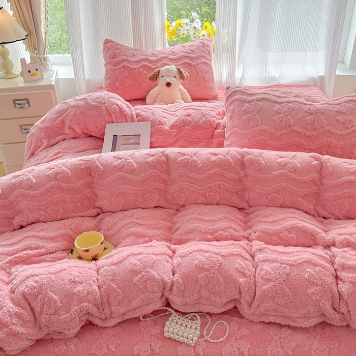 91家纺网 家纺一手货源 找家纺 （总）老K (原美阁） 2025新款塔芙绒四件套单被套系列