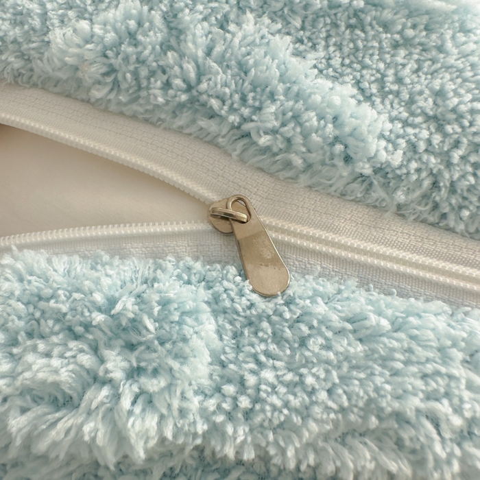 91家纺网 家纺一手货源 找家纺 老K (原美阁） 2025新款塔芙绒四件套单被套系列 蓝色