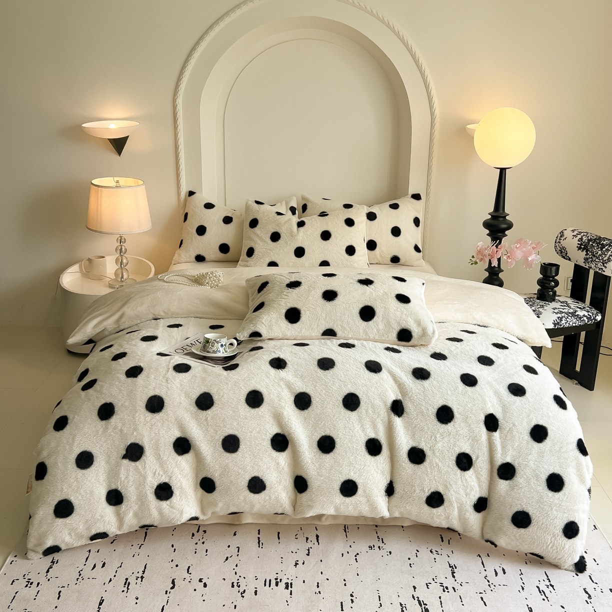 91家纺网 家纺一手货源 找家纺 （总）同田家纺 2025新款法式风兔绒牛奶绒四件套