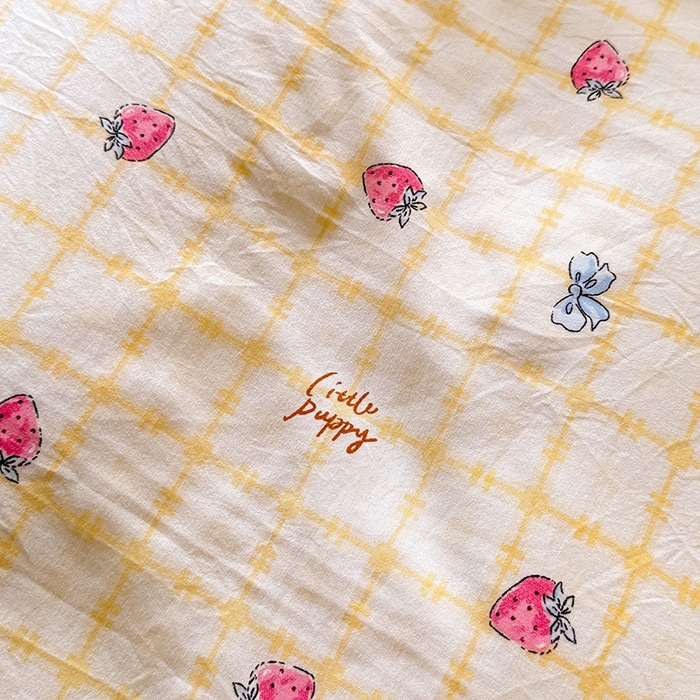 91家纺网 家纺一手货源 找家纺 优家居 2025新品水洗棉全夹棉床裙四件套韩版糯糯棉水洗皱皱纱床罩花边被套枕套直播爆款 莓好时光