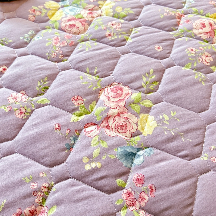 91家纺网 家纺一手货源 找家纺 优家居 2025新品水洗棉全夹棉床裙四件套韩版糯糯棉水洗皱皱纱床罩花边被套枕套直播爆款 秘园絮语