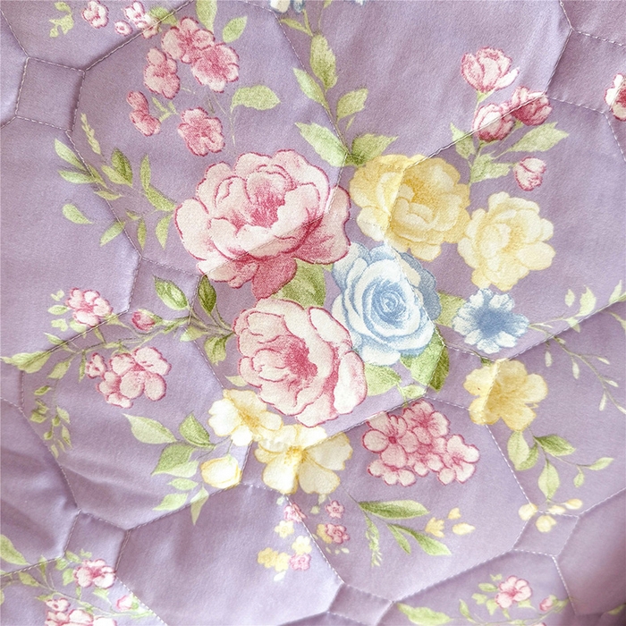 91家纺网 家纺一手货源 找家纺 优家居 2025新品水洗棉全夹棉床裙四件套韩版糯糯棉水洗皱皱纱床罩花边被套枕套直播爆款 秘园絮语