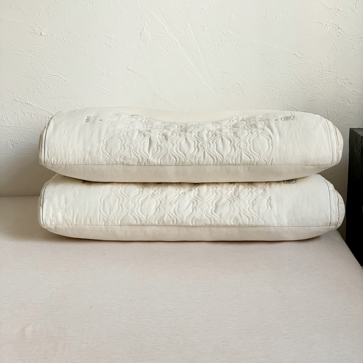 91家纺网 家纺一手货源 找家纺 亦帆枕芯 2025秋冬新款深养棉麻护颈枕养生枕头枕芯 单只装-深养棉麻护颈枕